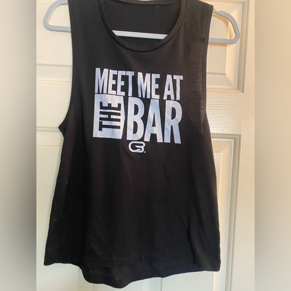 “Meet me at the bar” Cyclebar tank